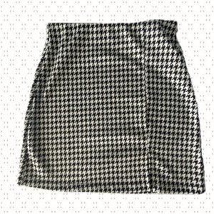 Black and White Short Skirt